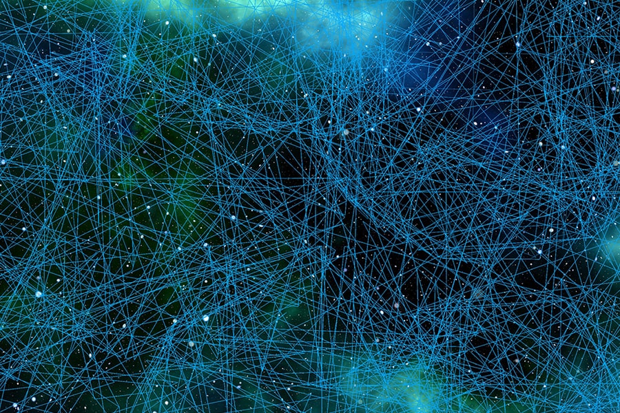 Abstract image of connections