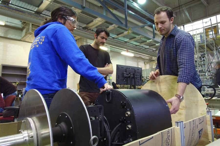 Image of pipe crawling robot