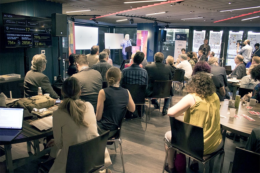 Bruce Sterling opens the second day of workshop at SXSW