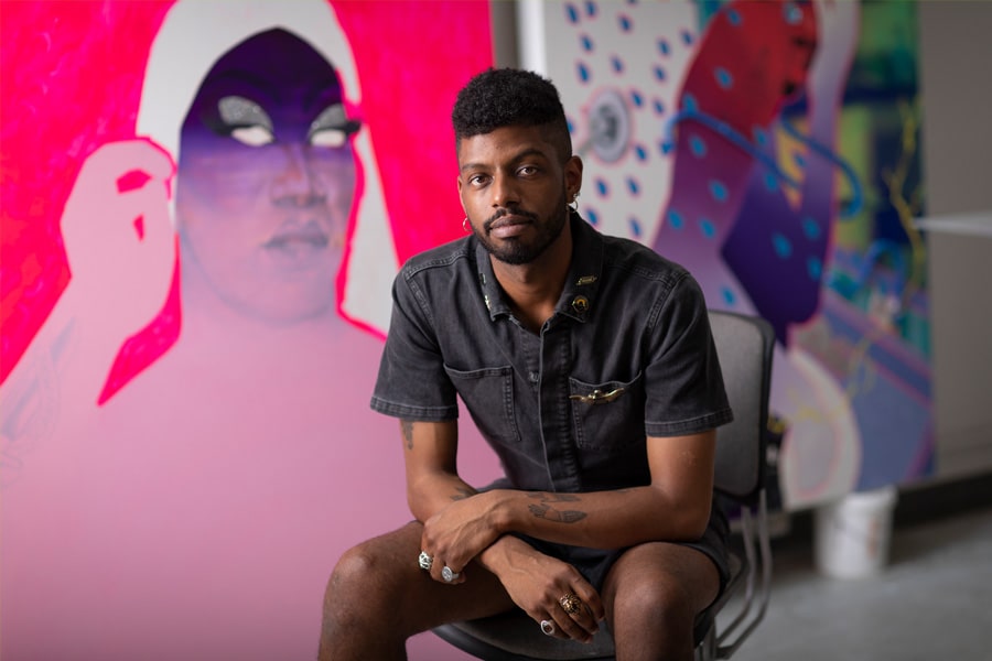 Image of Devan Shimoyama by Joshua Franzos