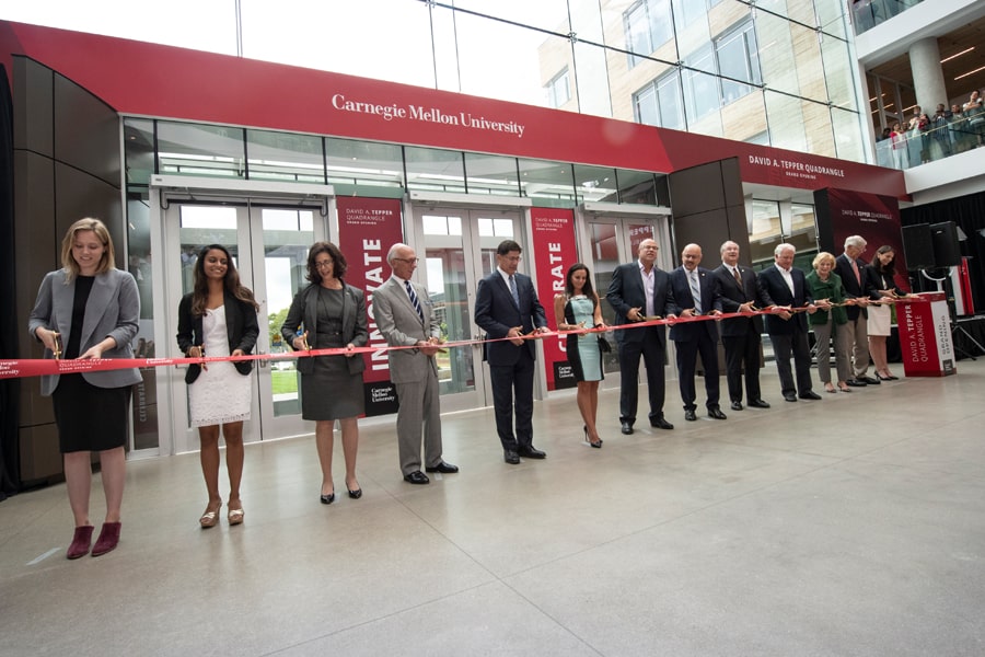 Tepper Quad Ribbon Cutting