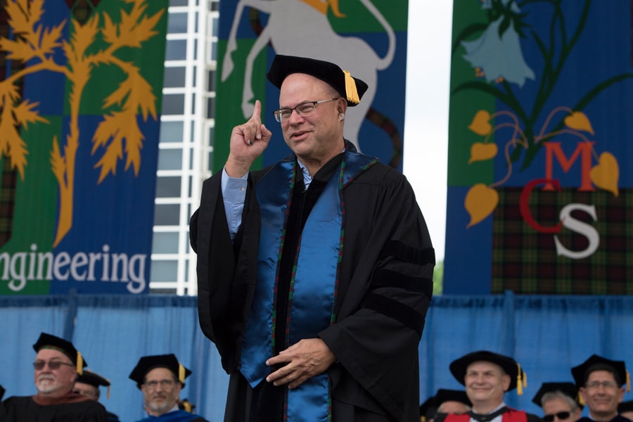 David Tepper at Commencement