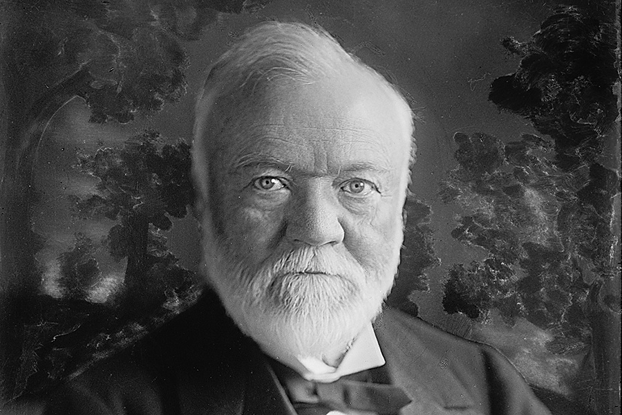 A photo of Andrew Carnegie