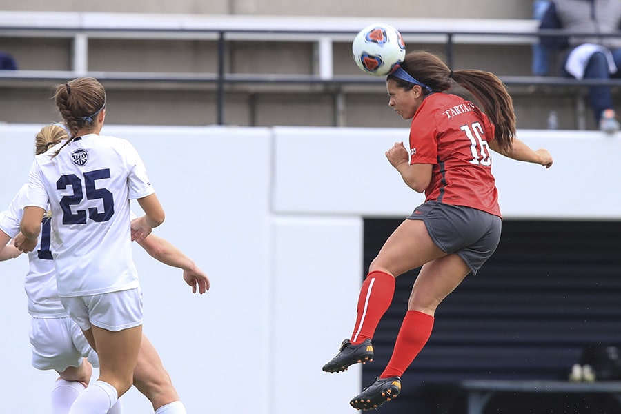 A photo of soccer action