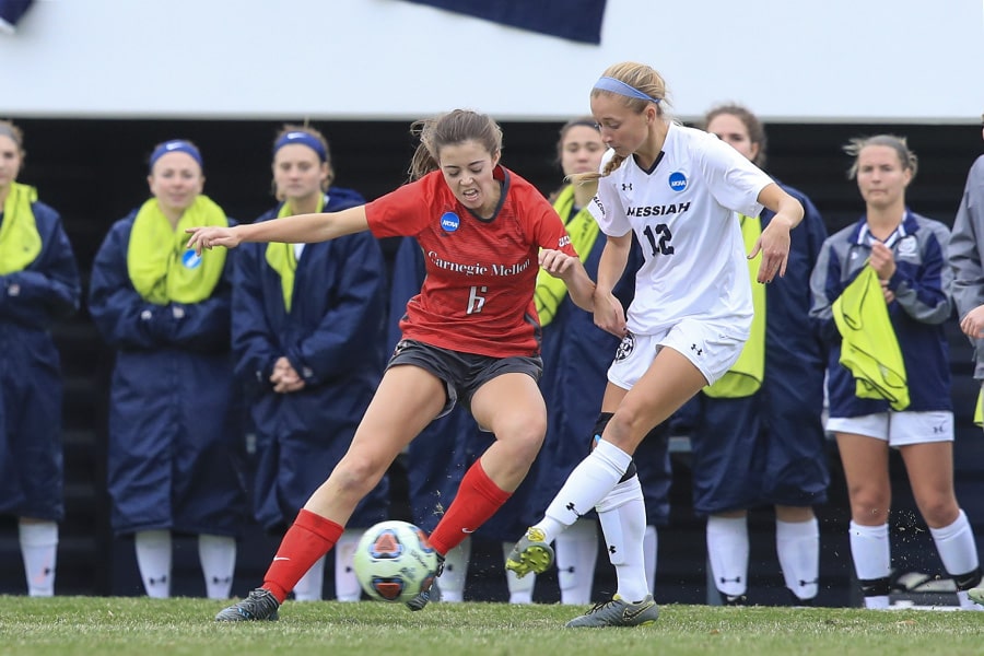 A photo of soccer action