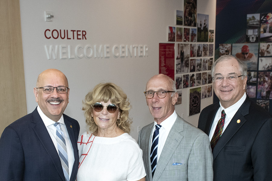 Farnam Jahanian, Susan Coulter, David Coulter and James Rohr