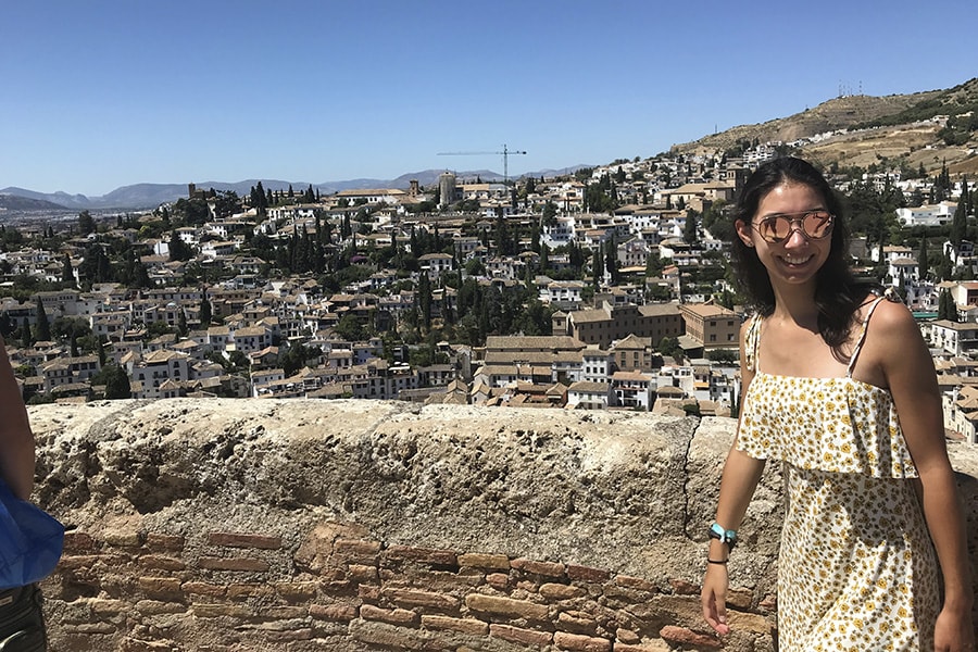 CMU student Kyra Balenzano in Spain