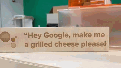 Grill cheese making robot