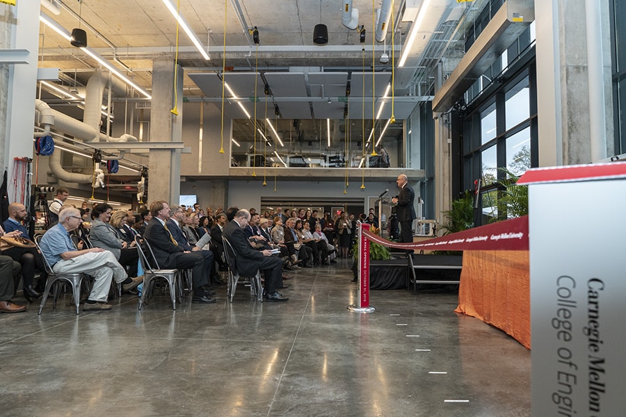 A photo of the opening ceremony