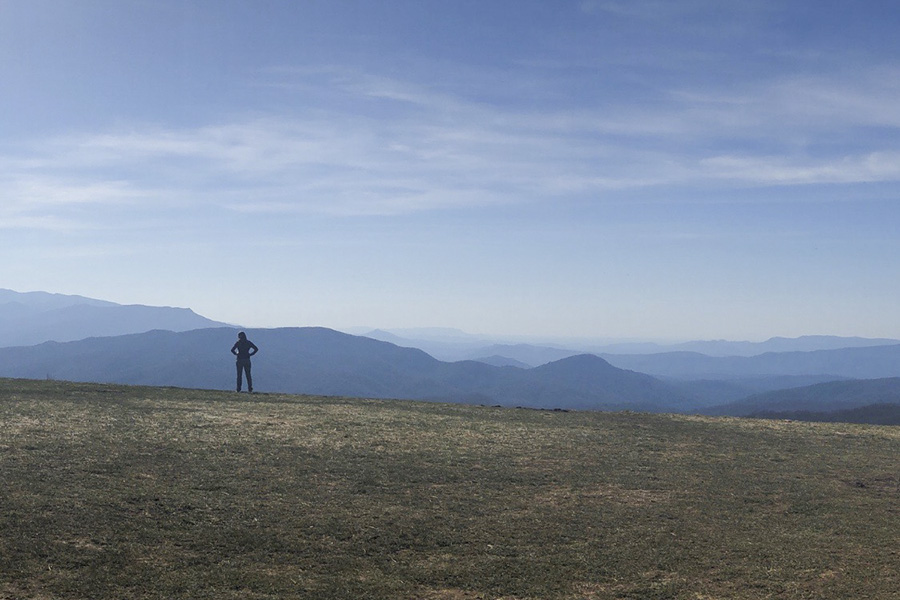 A scenic photo from the trail in North Carolina