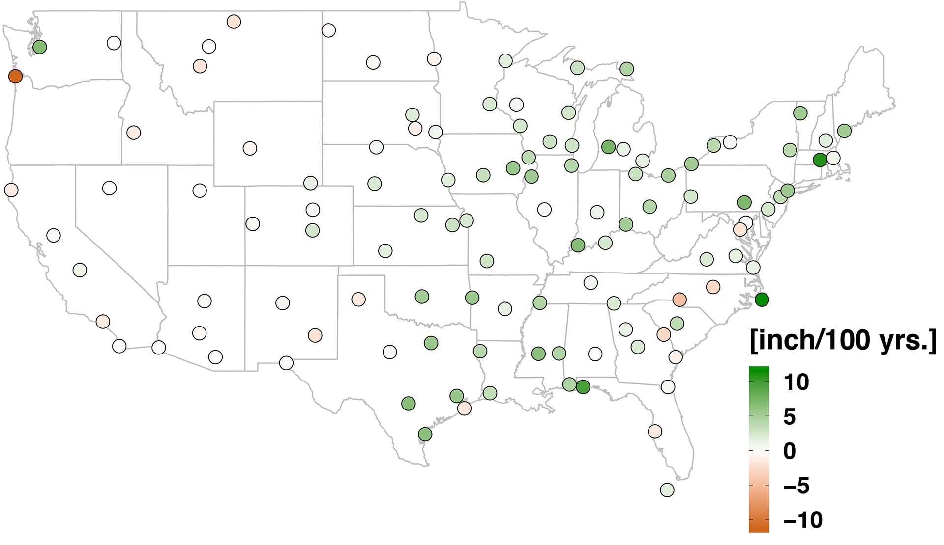 precipitation map