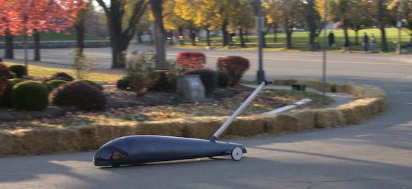 a Buggy races around the course