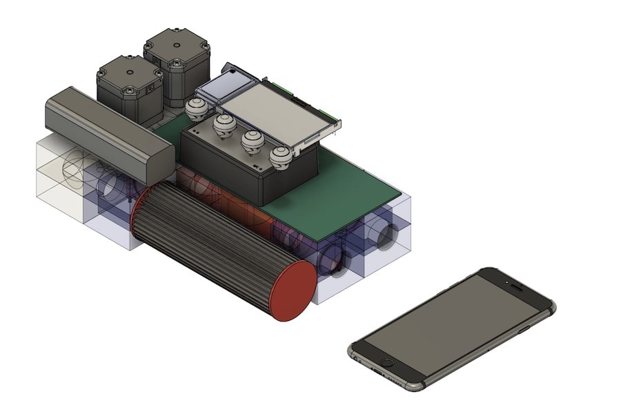 Illustration of a ventilator