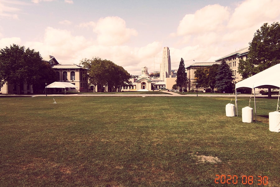 Polaroid image of The Mall