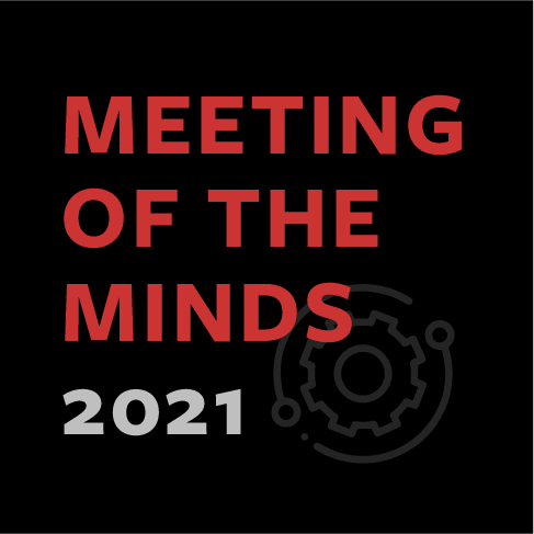 Logo with words meeting of the minds 2021