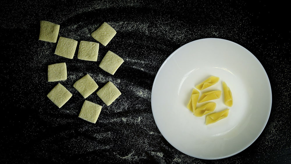 A photo of a plate of pasta