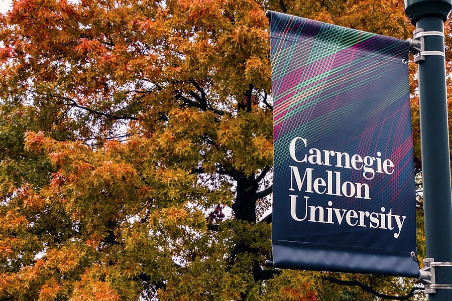 A CMU banner