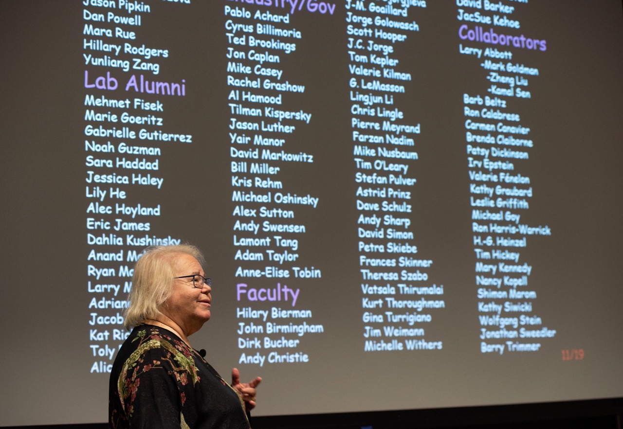 The Carnegie Prize Lecture on November 17, 2019 with Eve Marder.