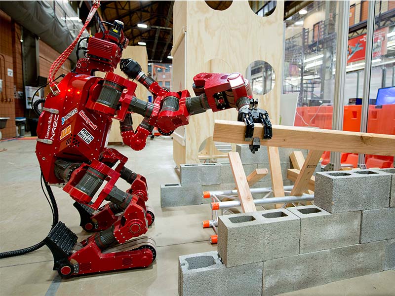 CHIMP is the 3rd place winner of the DARPA Robotics Challenge, which drove the development of robots with human-like capabilities for disaster response.  CHIMP successfully completed eight tasks in less than 60 minutes.  