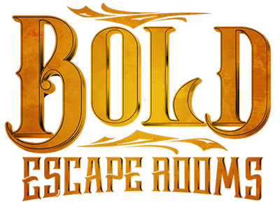Bold Escape Rooms logo in orange