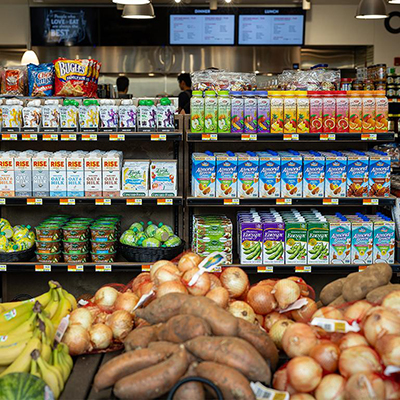 Image of food and produce inside Scotty's Market