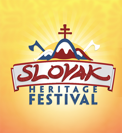Event poster with text solvak heritage festival