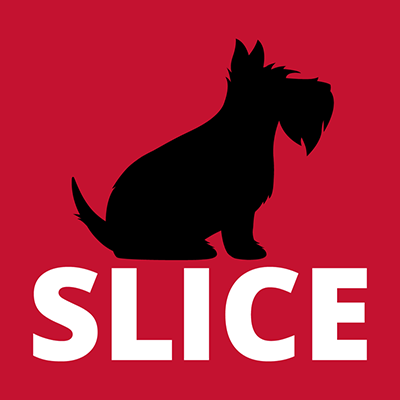 SLICE logo with the scotty dog