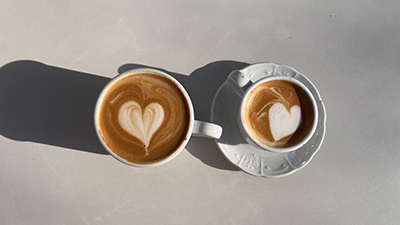Image of two lattes