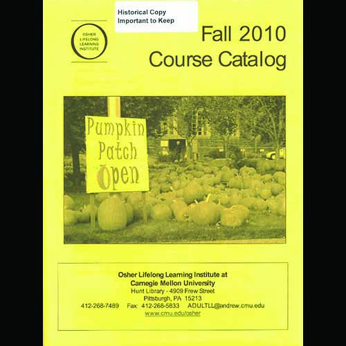 Fall 2010 Catalog