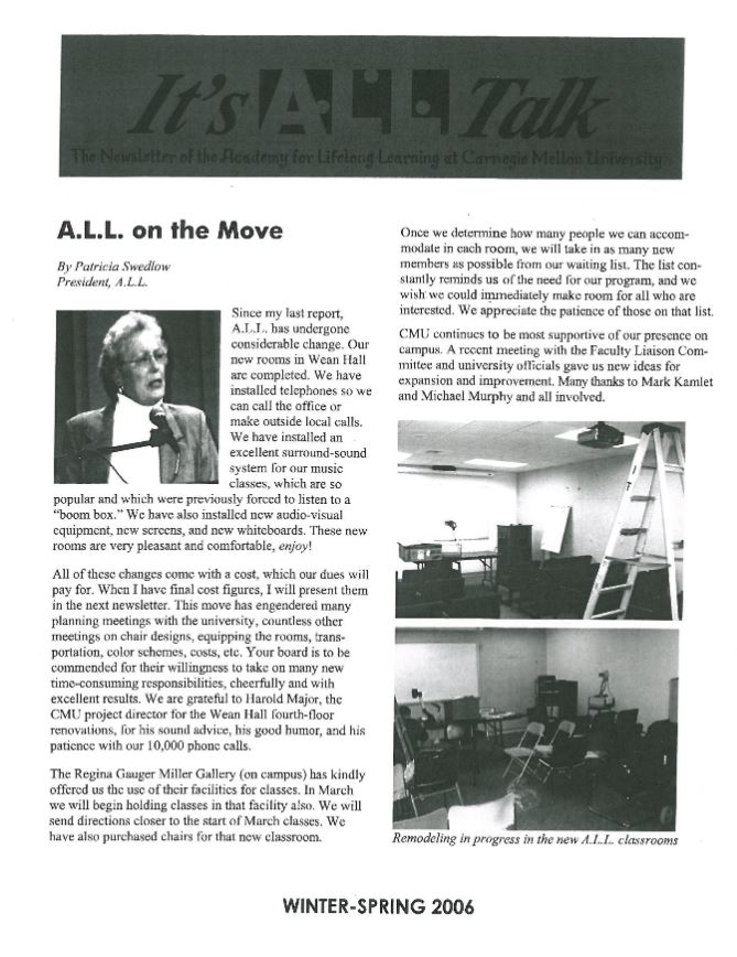 Winter/Spring 2006 Newsletter