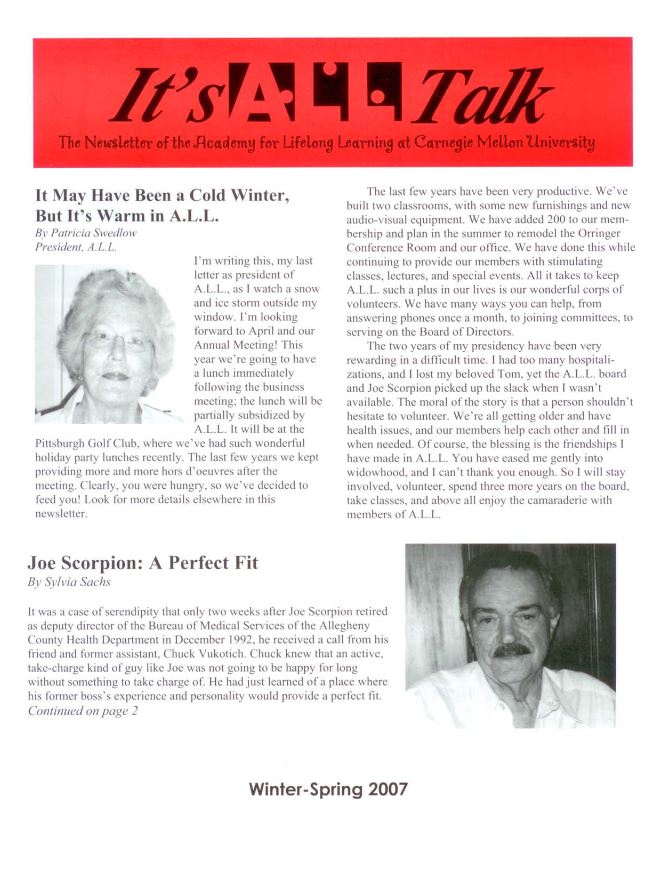 Winter/Spring 2007 Newsletter