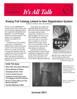 Summer 2013 newsletter