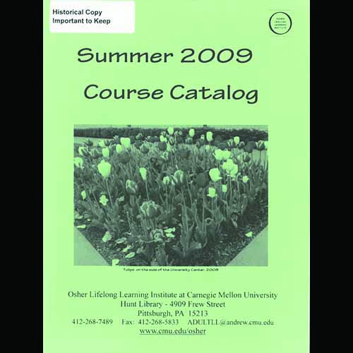 Summer 2009 Catalog