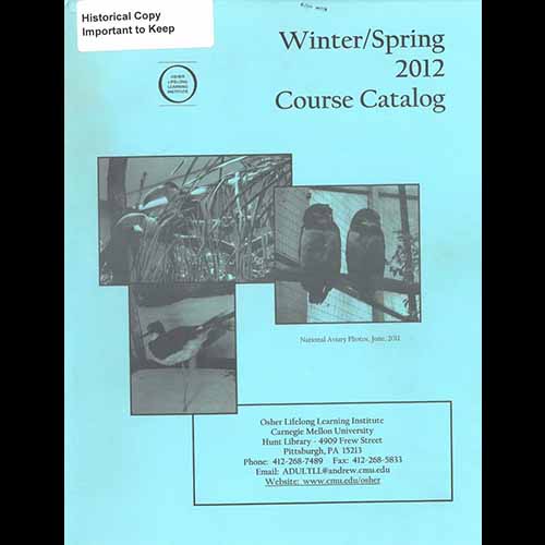 Winter 2012 Catalog