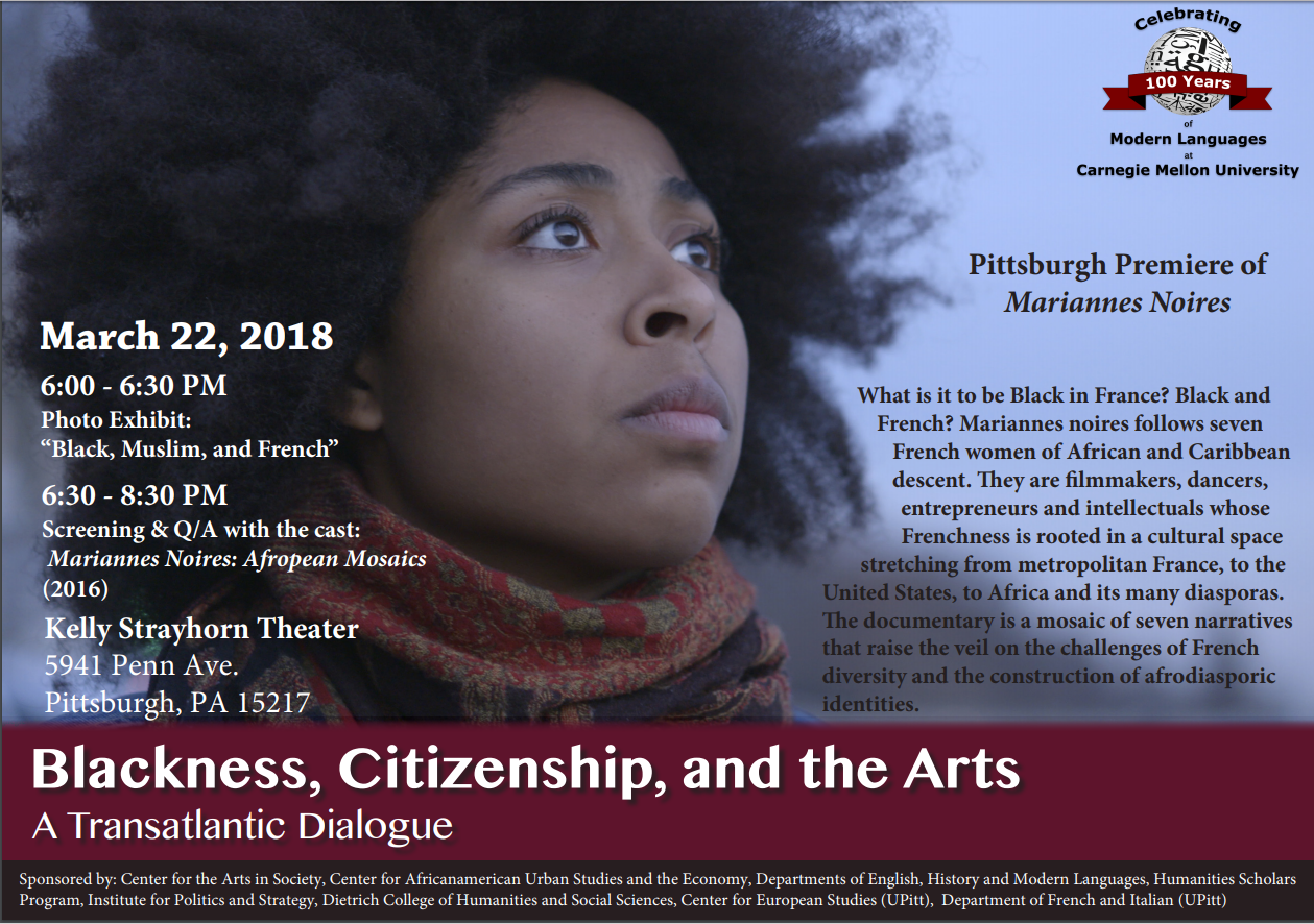 Poster for Blackness, Citizenship, and the Arts