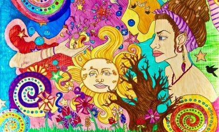 Artwork by Gerry Florida's student