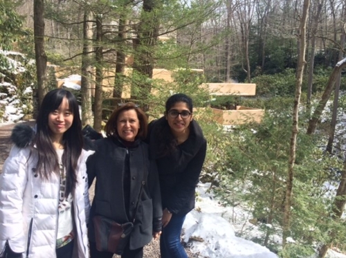 host family at fallingwater