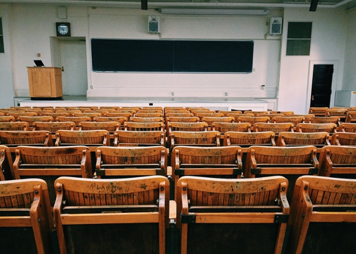 classroom with open seats