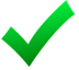 Green checkmark