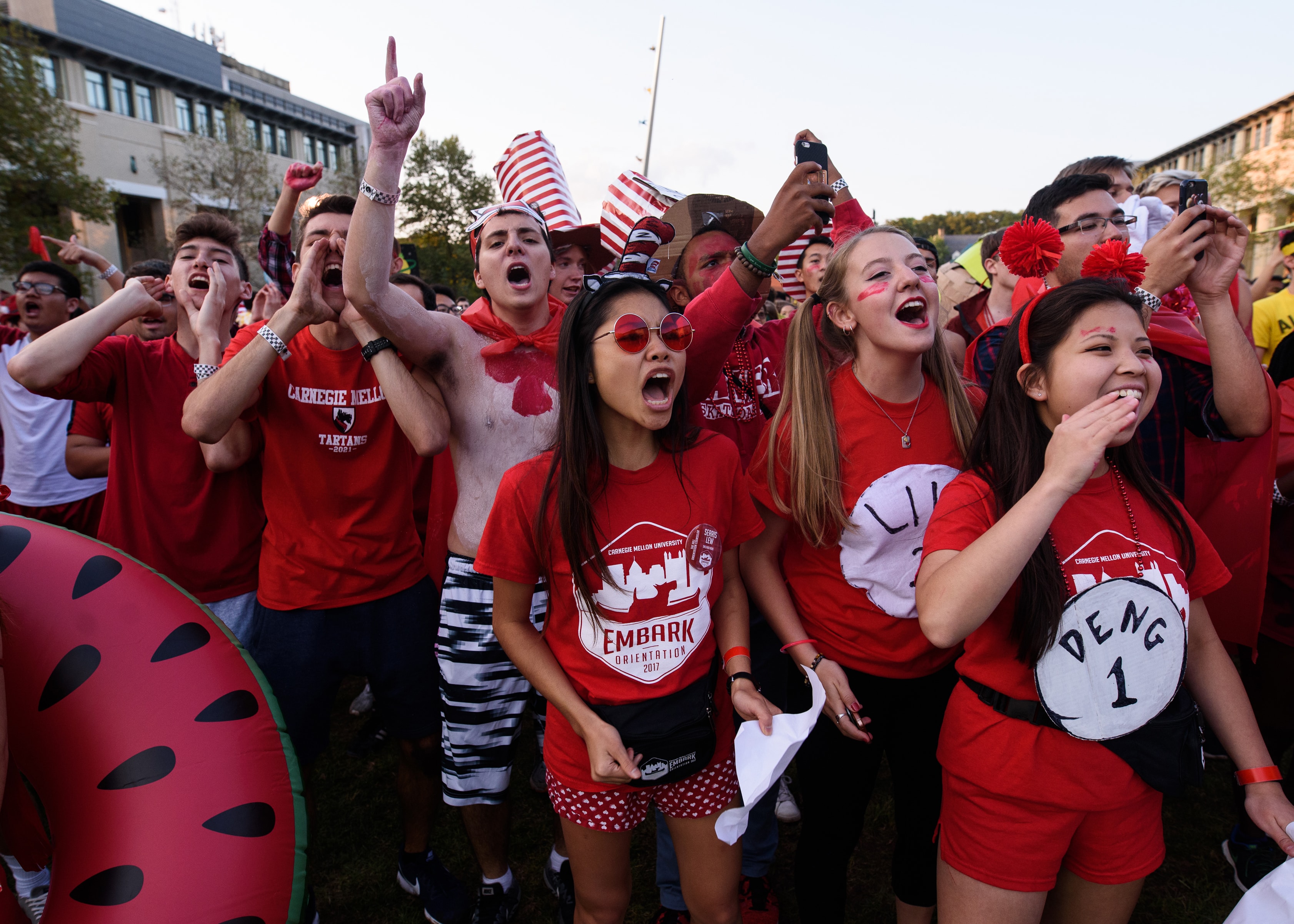 Photo of students participating in Housewars