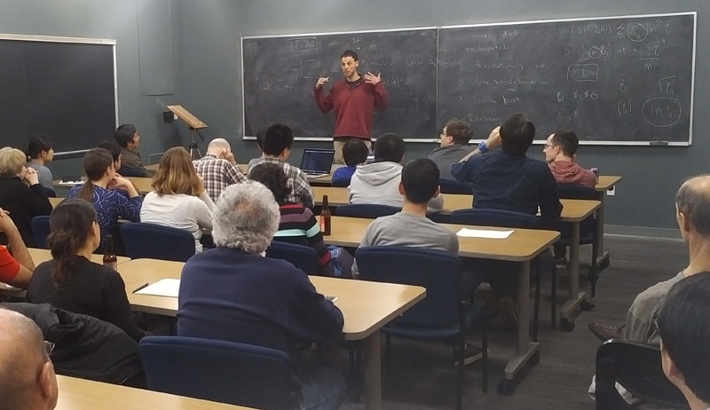 Rothstein lecturing on Effective Field Theory