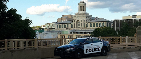 Campus police car