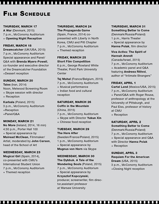 Film Festival Schedule