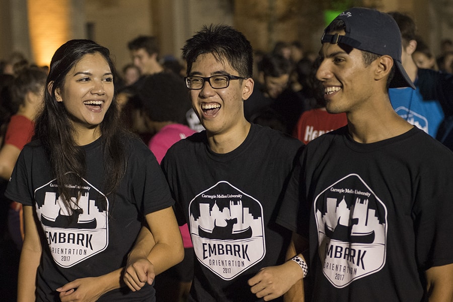 First-year students at Playfair