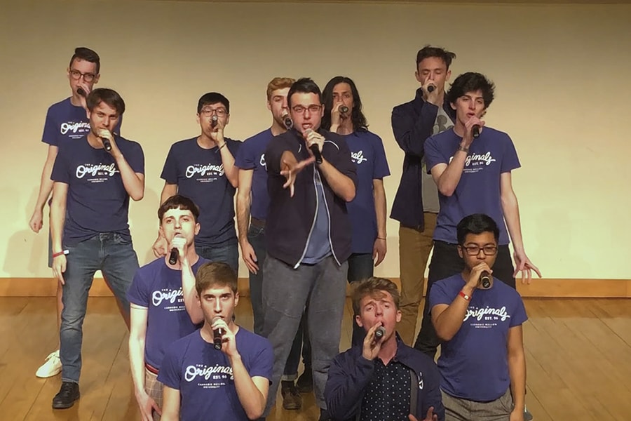 Image of CMU's a cappella group The Originals