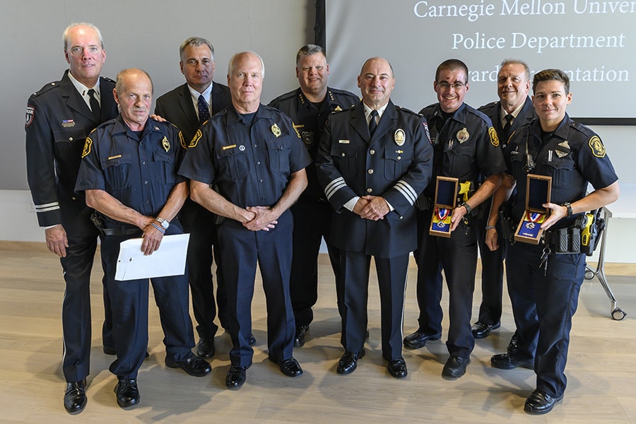 Image of CMU and Pittsburgh police