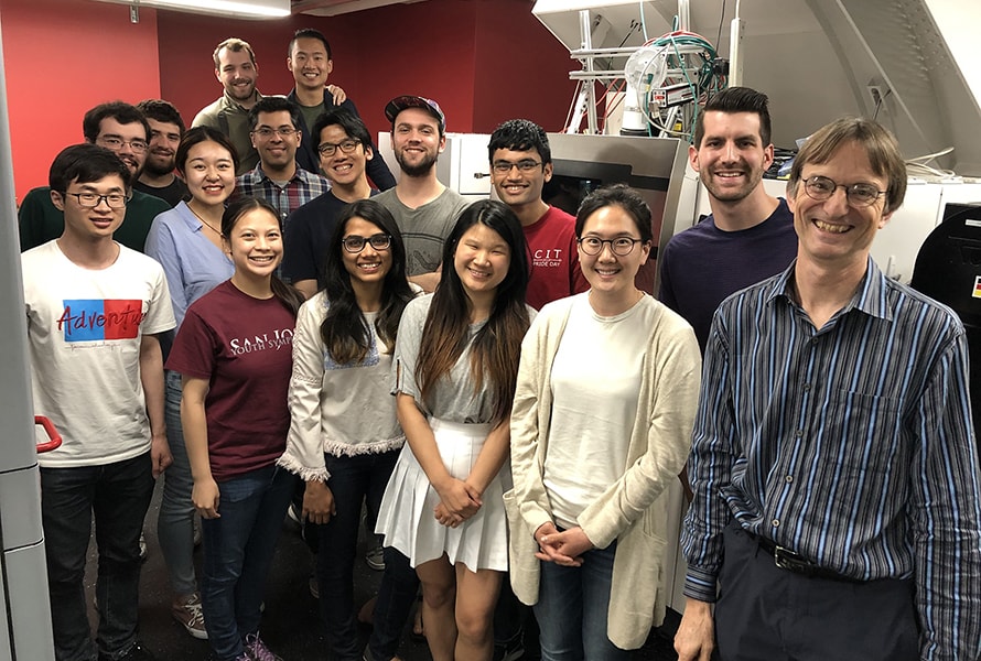 group photo of Anthony Rollett and his research team