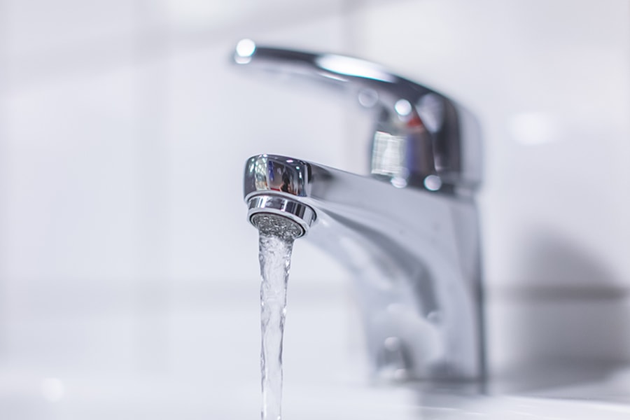 image of a water faucet