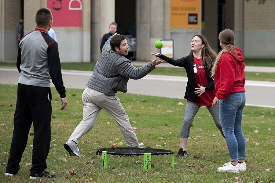 image of students playing a game on the Cut