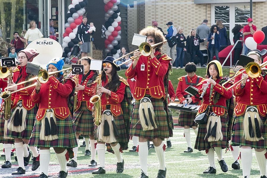 image of the Kiltie Band